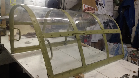 Front view of canopy