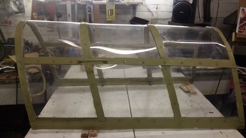 Side view of canopy