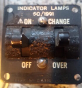 Indicator lamp switch