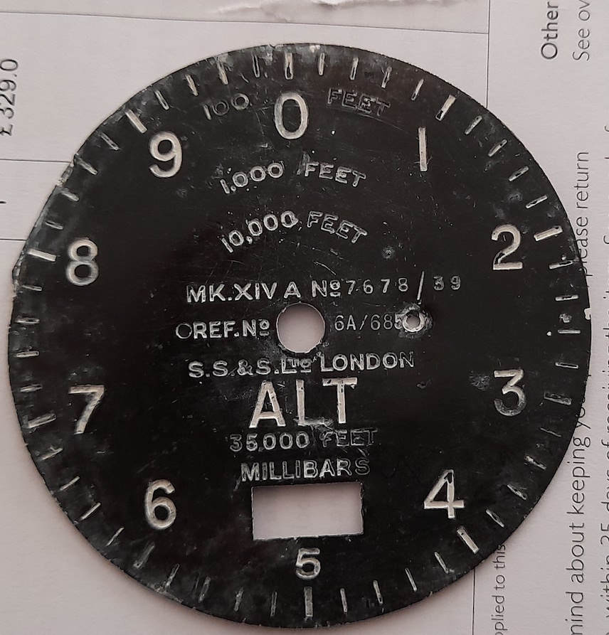 Original Altimeter cover