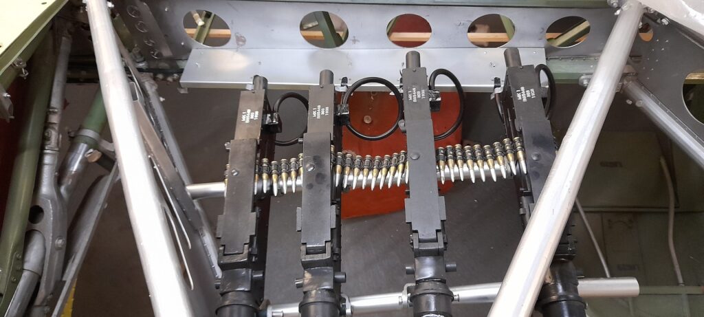 Gun compartment with air triggers